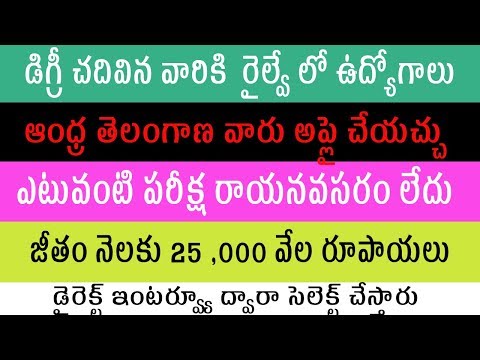 latest-railway-jobs-without-exam-in-telugu-|-irctc-railway-recruitment-2019-|-telugu-job-portal