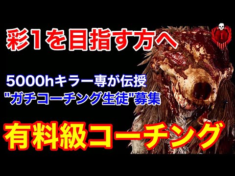 【DBD】【有料級コーチング】本気で”彩1”目指す方を募集！5000hキラー専が丁寧に教えます【ハントレス初心者/デッドバイデイライト】