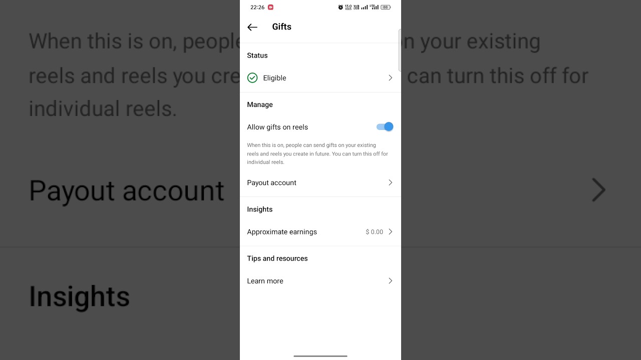 instagram gift payout monetize 🤑