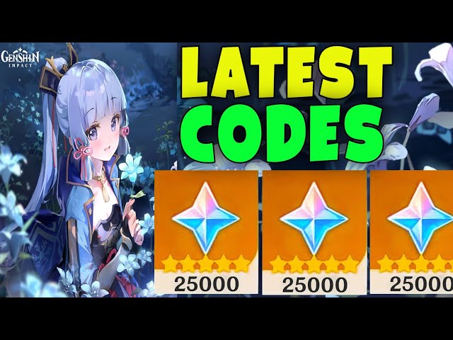 LATEST GENSHIN IMPACT CODES OCTOBER 2022 - GENSHIN IMPACT REDEEM