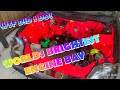 ENGINE BAY PAINT JOB WIRE TUCK EK CIVIC TURBO D16Y BUDGET BUILD Episode 52