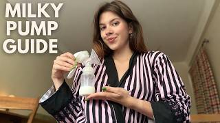 Milk Breast Pump Tutorial | Easy Milk Pumping Routine & Tips | Manual Pump