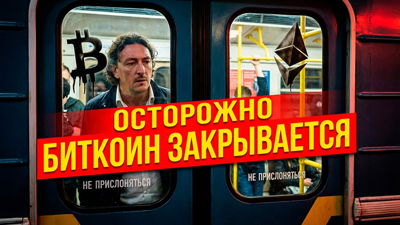 🚂 ОСТОРОЖНО БИТКОИН ЗАКРЫВАЕТСЯ!
