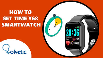 How to Set Time in Smartwatch Y68  | How to Use Y68 Smart Watch