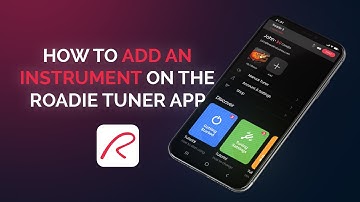 How to add a new instrument | Roadie Mobile App