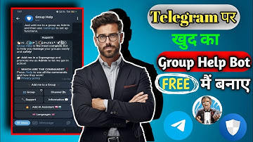 How To Create Telegram Group Help Bot | Khud Ka Telegram Group Help Bot Kaise Banaye