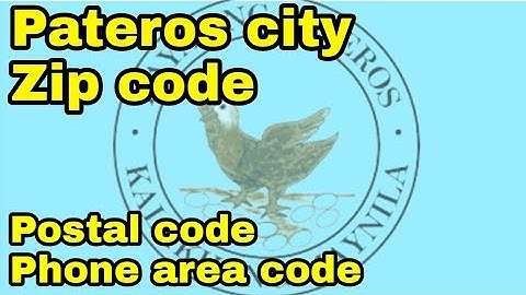 Zip code Pateros | Phone area code Pateros | Balut industry | Smallest Municipality
