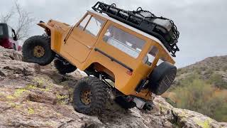 Scale Run with Mike Chu Toyota FJ40 and Jeep YJ