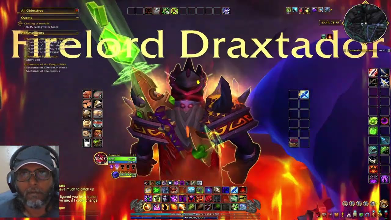 WoW Gaming - Dragonflight - Draxtador - Lvl72 - Void Elf - Destruction Warlock - 31Jan26-Part1