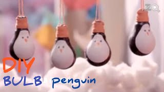 The art room-DIY Bulb penguin | Bulb craft ideas | Easy & Fun crafts for kids screenshot 5