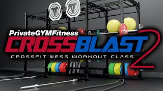 WOD CrossFit Workout - Tabata Fat Burn (W12, D3) Intermediate | CROSSBLAST 2 🔥 350-450 kcal
