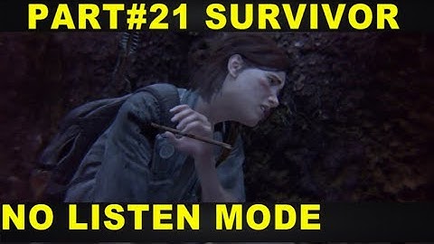 The Last of Us 2 Survivor Mode Seraphites / Seattle Day 2 NO LISTEN MODE TLOU2 Walkthrough Part 21
