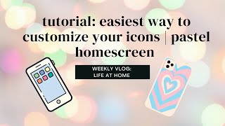Pastel homescreen • widgetsmith & custom app icons screenshot 4