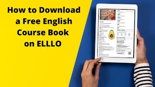 How to Download a free English Course Book on ELLLO screenshot 1