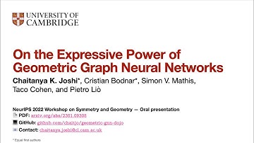 On the Expressive Power of Geometric Graph Neural Networks - Chaitanya Joshi - A*STAR CFAR Seminar