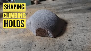 Live: SHAPING FOR CLIMBING HOLDS