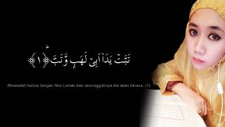 Ning Nisa - Al Quran Juz 30 Surat Al Lahab Teks Arab dan Terjemah | Murottal Suara Merdu