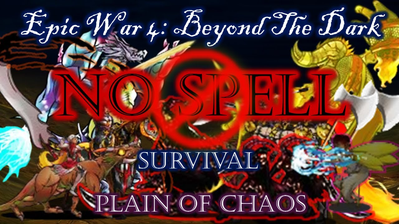 Epic War 4 Xerney's Mod 3.0 | Gameplay: Ultimate Challenge! Can you Survival POC using NO SPELL?