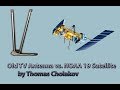 Old Rabbit Ears Optimized for Weather Satellite Downlink