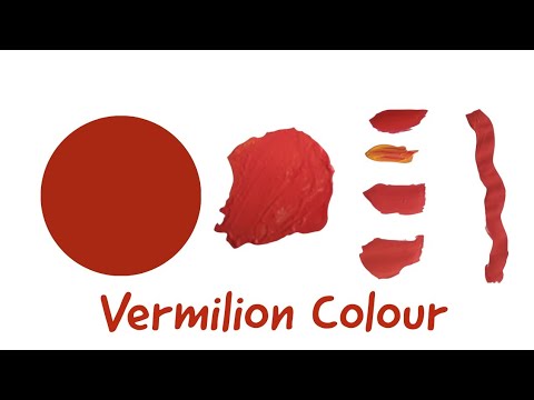 Video: Akej farby je rumělková červená?