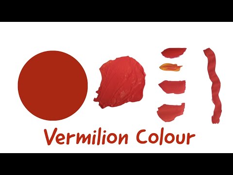 Vermilion Colour | How to make Vermilion Colour | Colour Mixing