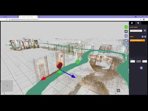 Augmented museum with AR navigation & wayfinding, set up in less than an hour with StardustSDK (0.7)