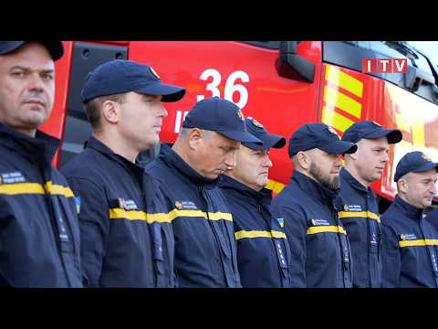 Irpin Honors Rescuers and Delivers New Equipment