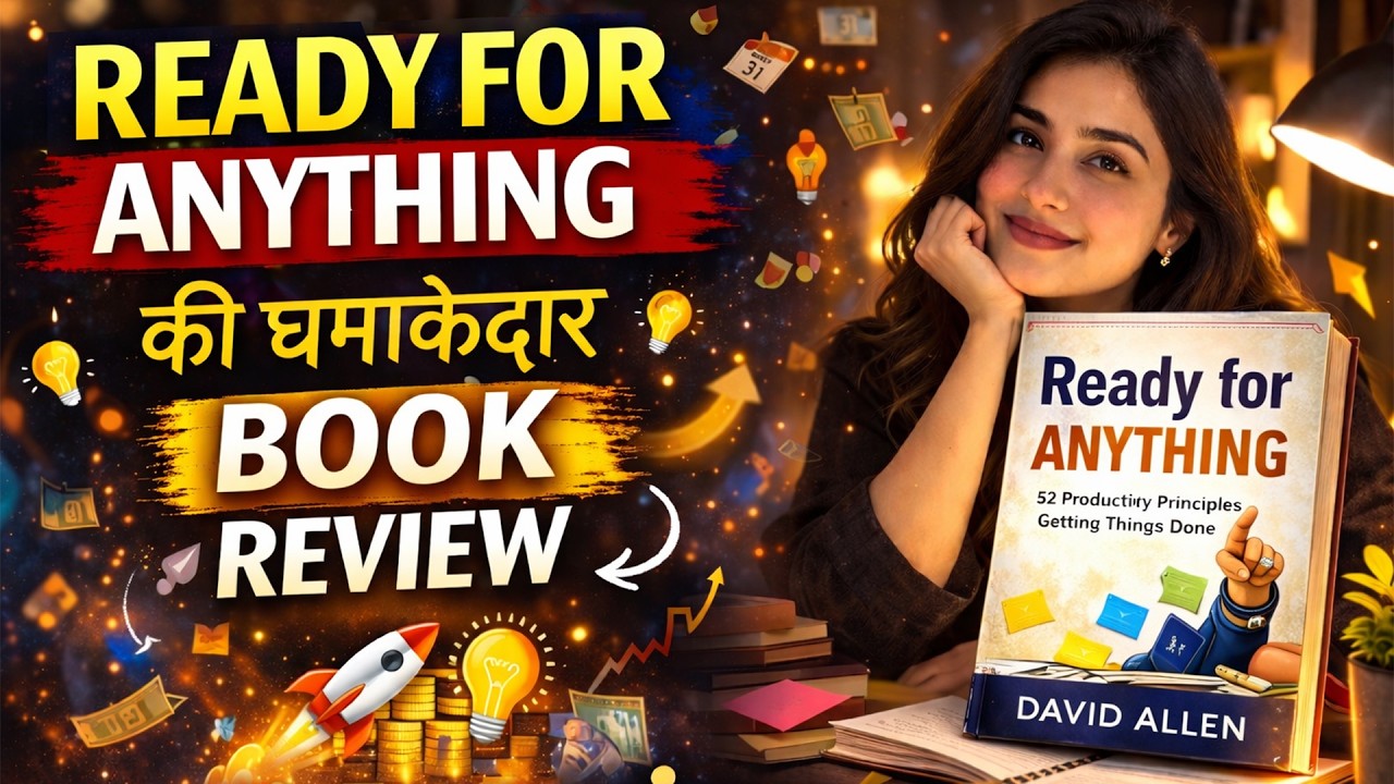 Ready for Anything Book Review in Hindi | Stress Free Productivity ...