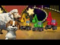 Strong Heavy Vehicles Songs | Animal Quiz Show with Poco! | Nursery Rhymes | Songs for Kids