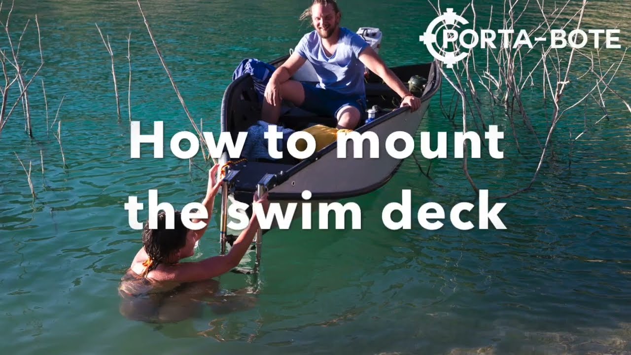 Accessories Porta bote: Swim deck with ladder