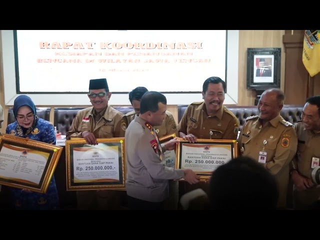 Rapat Koordinasi Bencana dalam rangka Meningkatkan Kesiapan dan Penanganan Bencana