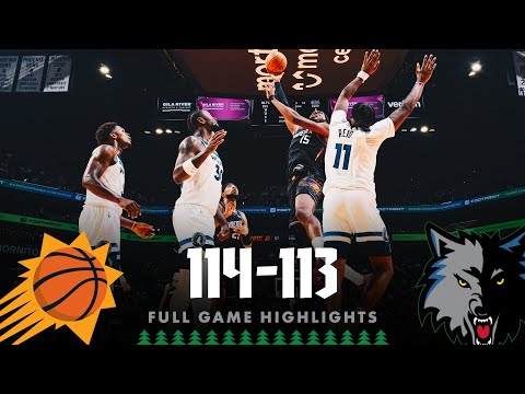Minnesota Timberwolves Fall To Phoenix Suns, 114-113 | 11.21.25