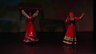 Spectacular Russian Gypsy Dance with Shawl Цыганский танец с шалью Mustlastants rätikuga Mamenka