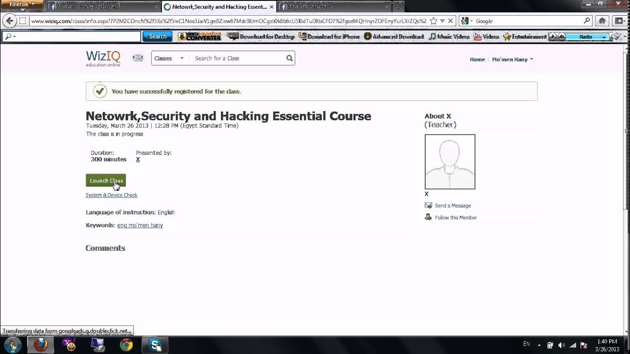 intro to online attendance network security and hacking free course