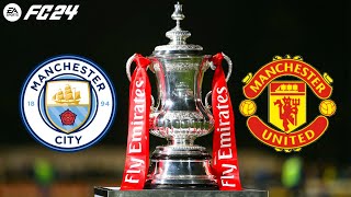 FC 24 | Manchester City vs Manchester United - Emirates FA Cup Final - Gameplay