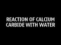 What will happen if calcium reacts with water