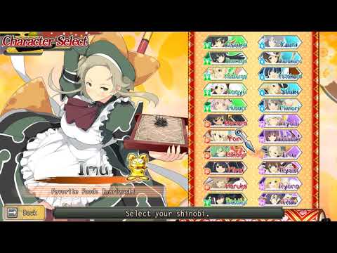 Senran Kagura: Bon Appetit - Full Character List