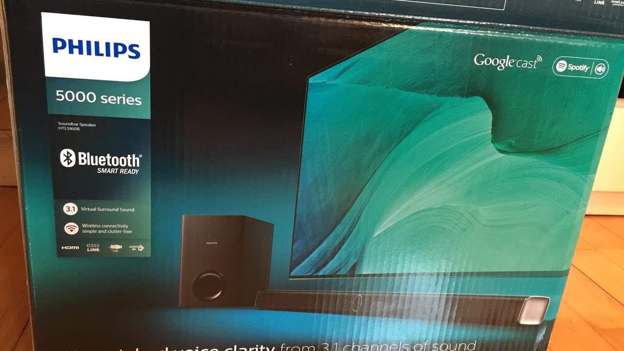 Unboxing Philips Soundbar HTL5160B 