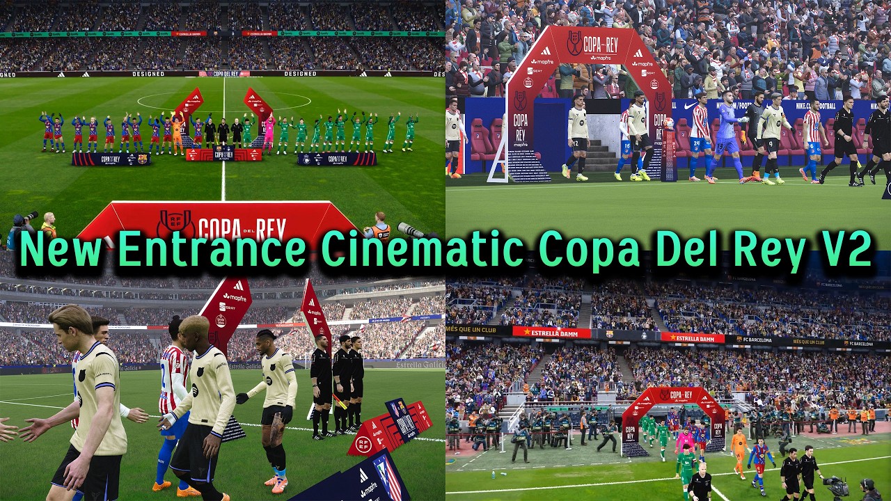 New Entrance Cinematic Copa Del Rey V2 + Instalation - PES 2021 & Football Life 2026