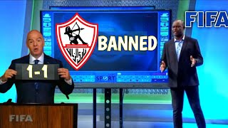 FIFA banned Zamalek fc for corruptive behaviour in their home game against Kaizer Chiefs fc