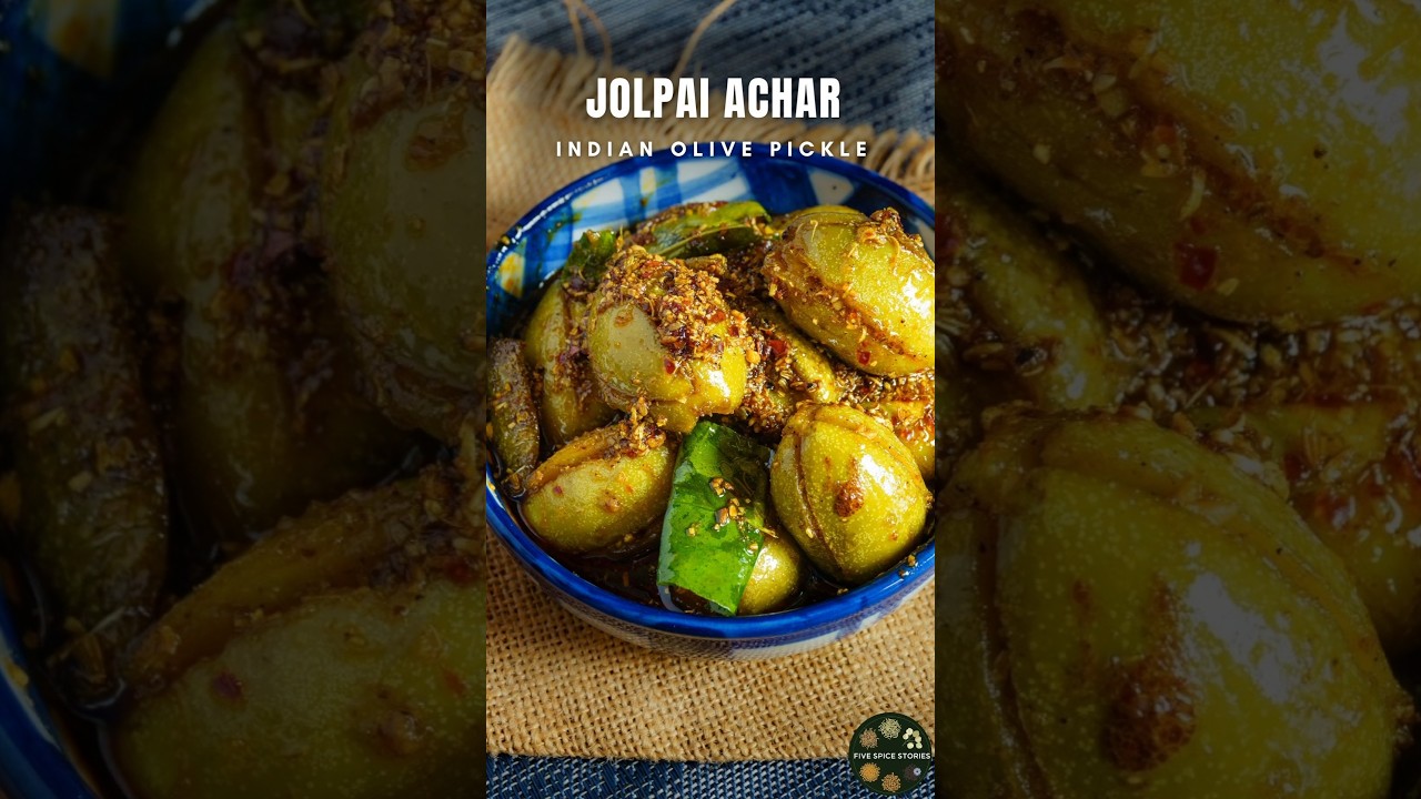 Jolpai Achar: The Ultimate Indian Olive Pickle Recipe! 