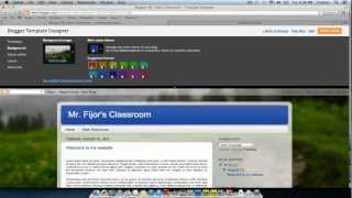 Changing Templates and Backgrounds in Blogger screenshot 3