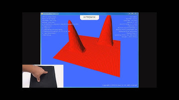 Textile matrix sensor driven by Kitronyx Snowboard