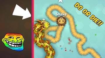 Top 3 Giant Snakes Died Like A Noob In Snake. Io!