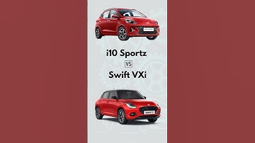 i10 Nios Sportz vs Swift VXi 2025 Comparison #shorts #bew #viral #trending #newshorts