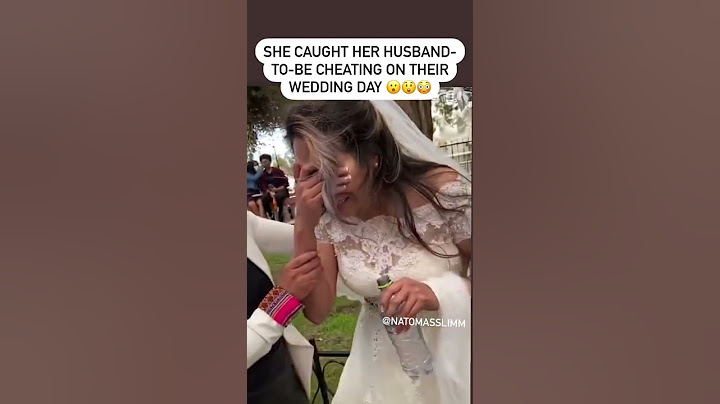 She really caught her soon to be husband cheating on their wedding day in the limo! #Cheating #Wife