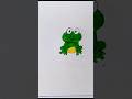How to draw a frog 🐸 #frogdrawing #drawing #shortvideo