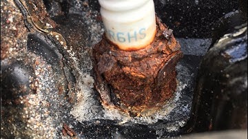 Broken spark plug extraction