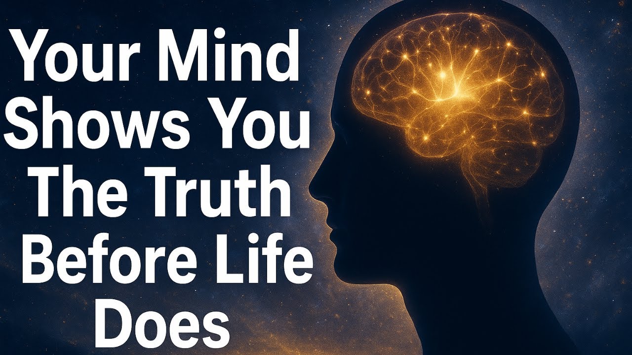 Your Mind Shows You the Truth Before Life Does - YouTube