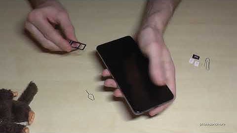 Samsung Galaxy A52s: How to insert the SIM card? Tutorial for the SIM cards